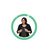 Thanks Thank You Sticker by VA for Adventure