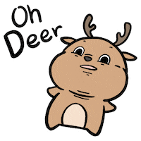 Uh Oh No Sticker by Aminal Stickers