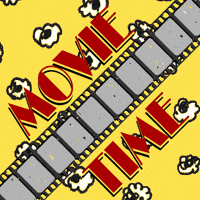 Movie Time Popcorn GIF