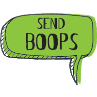 BOOPseattle cat dog nose boop Sticker