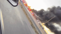 Smoke Billows as Emergency Crews Battle Blaze in West Texas
