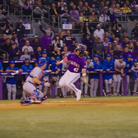College Sports Sport GIF by LSU Tigers