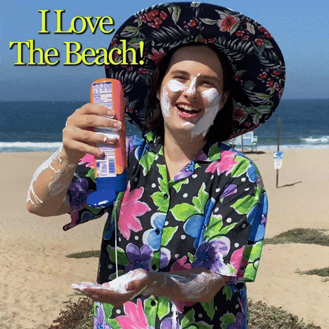 I Love the Beach Sunscreen