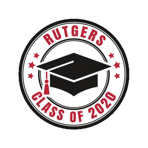 Graduation Class Of 2020 Sticker by Rutgers University