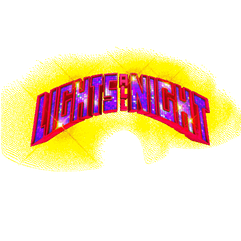 Lights All Night Lan Sticker by Disco Donnie Presents