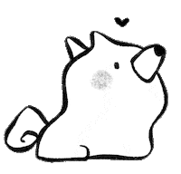 Shiba Inu Love Sticker by Olguioo