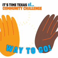 itstimetx high five way to go itt community challenge GIF