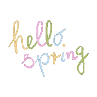 laurellavie hello spring hellospring laurellavie Sticker