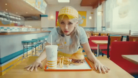 Fast Food Burger GIF by (G)I-DLE