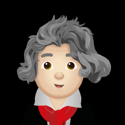 smithberlin giphygifmaker happy hello beethoven GIF