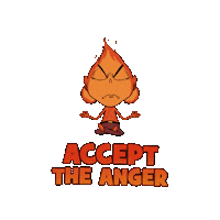Anger Accept Sticker by Angry Company
