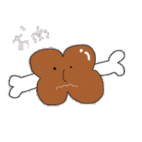 suzuhiiiii かわいい meat ごはん ご飯 Sticker
