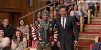 jimmy fallon 12 days of christmas sweaters GIF by The Tonight Show Starring Jimmy Fallon