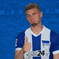 Football Thumbs Up GIF by Hertha BSC