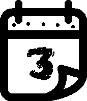 Curlysmurfette Takvim Sticker