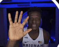 Byu Basketball George GIF by BYU Cougars