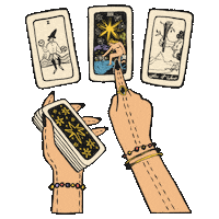 Fortune Teller Hand Sticker