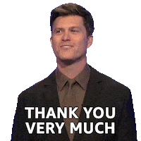 Colin Jost Sticker by Jeopardy!