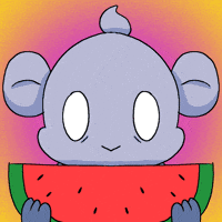 Lets Eat Eating GIF by Saku Monsters