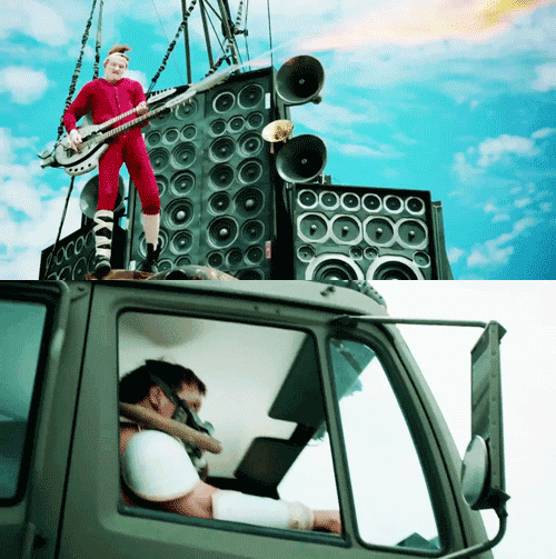 mad max conan obrien GIF by Team Coco