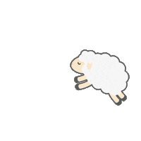 NestedBeanInc sleep zzz sheep nested bean Sticker