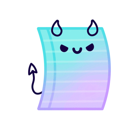 To Do List Rainbow Sticker