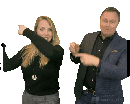 Click Male And Female Sticker by burch&burch