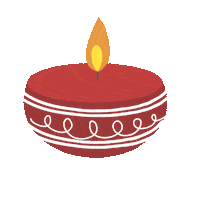 Christmas Candle Sticker