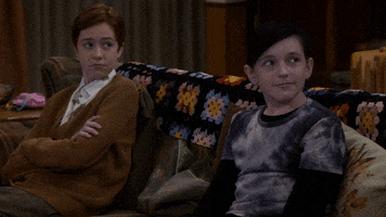 Couch Laughing GIF by ABC Network