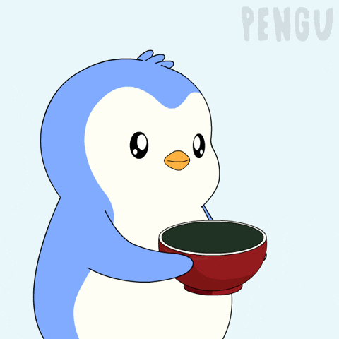 Hungry Bon Appetit GIF by Pudgy Penguins