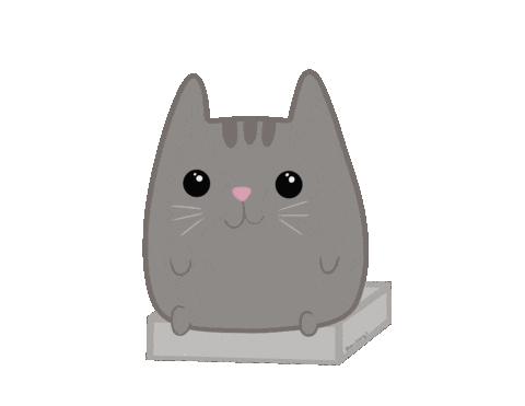 Cat Cement Sticker