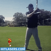 hitting home run GIF by Laser Power Swing Trainer