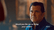 season 1 flirting GIF by Ash vs Evil Dead