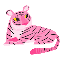 Sassy Big Cat Sticker by jecamartinez