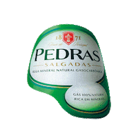 aguadaspedraspt cafe natural agua gas Sticker