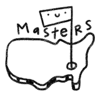 The Masters Logo Sticker by Catharina Stewart