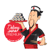 delivery culinaria Sticker by Kaiso Sushi