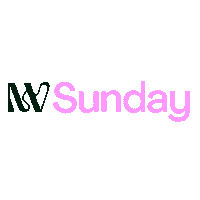 Sunday Sticker by Modern Visuals