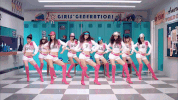 k-pop cheerleader GIF