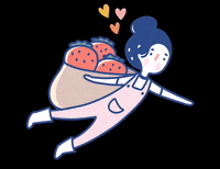 ZiYan_99 girl strawberry coexist herpassion GIF