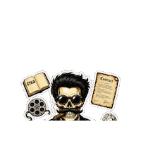 Skull Calavera Sticker