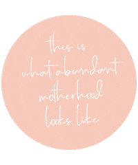 Motherhood Minimalism Sticker by Allie Casazza