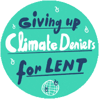 Climate Change Vote Sticker by INTO ACTION