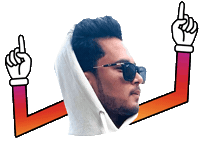 Swipe Up Sticker by BORN ON INSTAGRAM