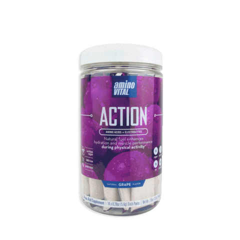 aminoVITAL giphyupload action muscles hydration Sticker