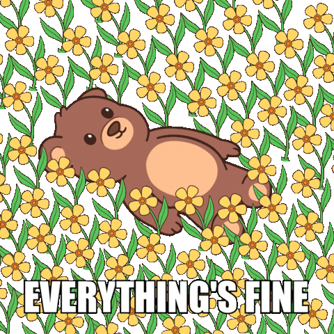 Relaxed Teddy Bear Sticker by BEARISH