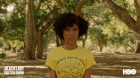 Good Morning Hello GIF by A Black Lady Sketch Show
