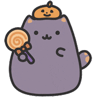 Cat Halloween Sticker