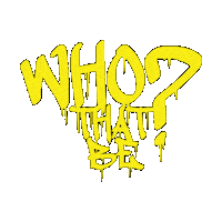 Whothatbe Sticker by adrianlouis