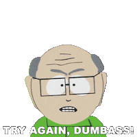 Garrison Dumb Ass Sticker by South Park